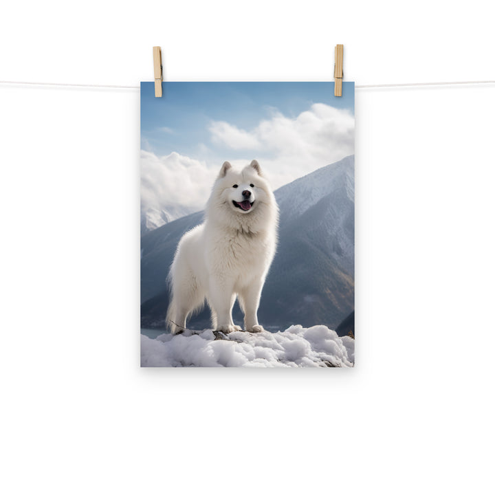 Samoyed Photo paper poster - PosterfyAI.com