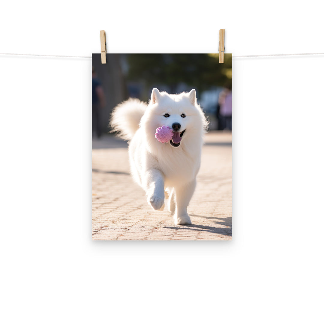 Samoyed Photo paper poster - PosterfyAI.com