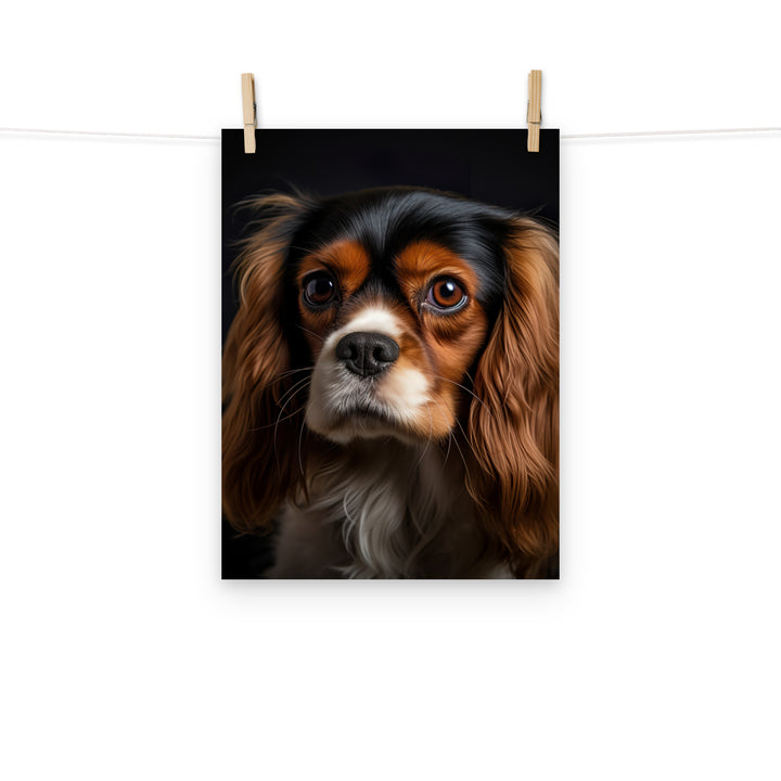 Cavalier King Charles Photo paper poster - PosterfyAI.com