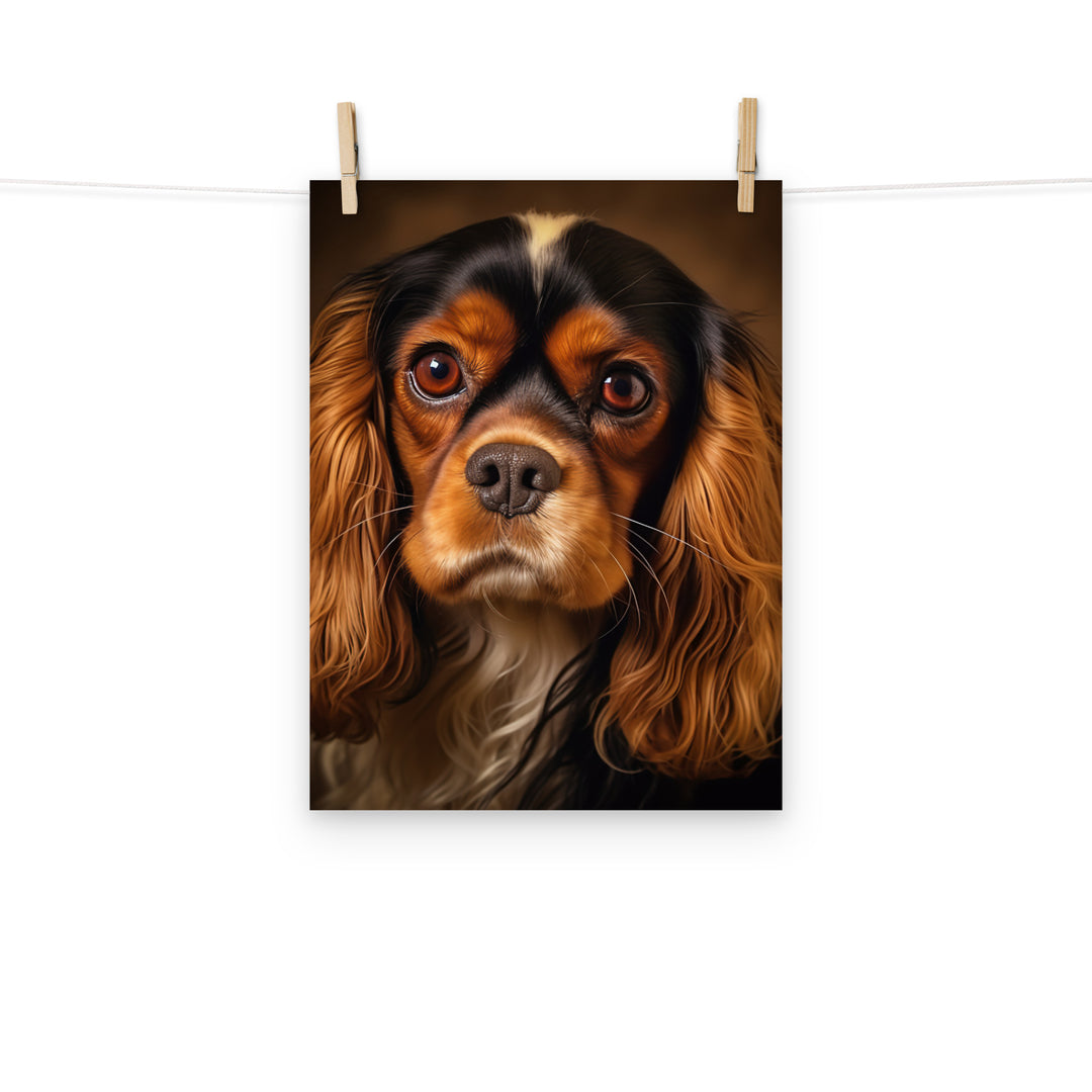 Cavalier King Charles Photo paper poster - PosterfyAI.com