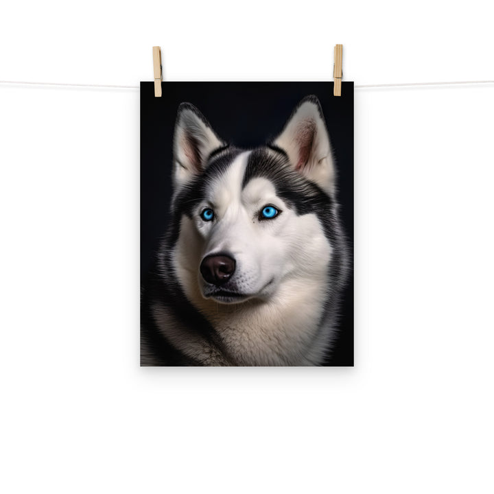 Siberian Husky Photo paper poster - PosterfyAI.com