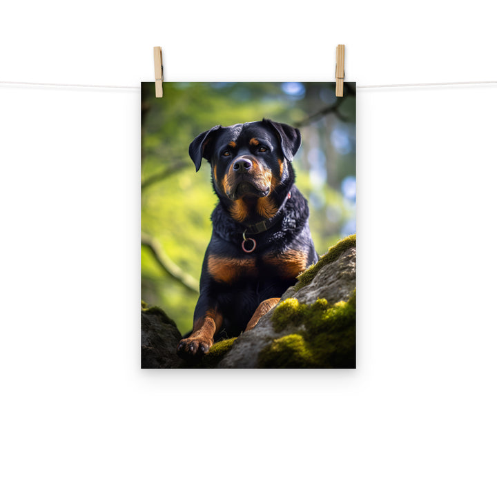 Rottweiler Photo paper poster - PosterfyAI.com