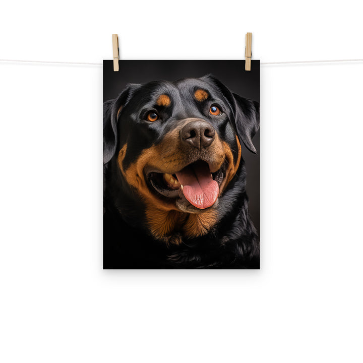 Rottweiler Photo paper poster - PosterfyAI.com