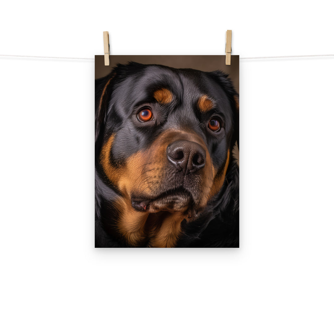 Rottweiler Photo paper poster - PosterfyAI.com