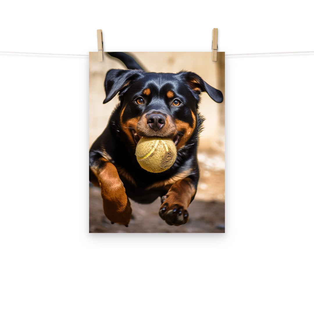 Rottweiler Photo paper poster - PosterfyAI.com