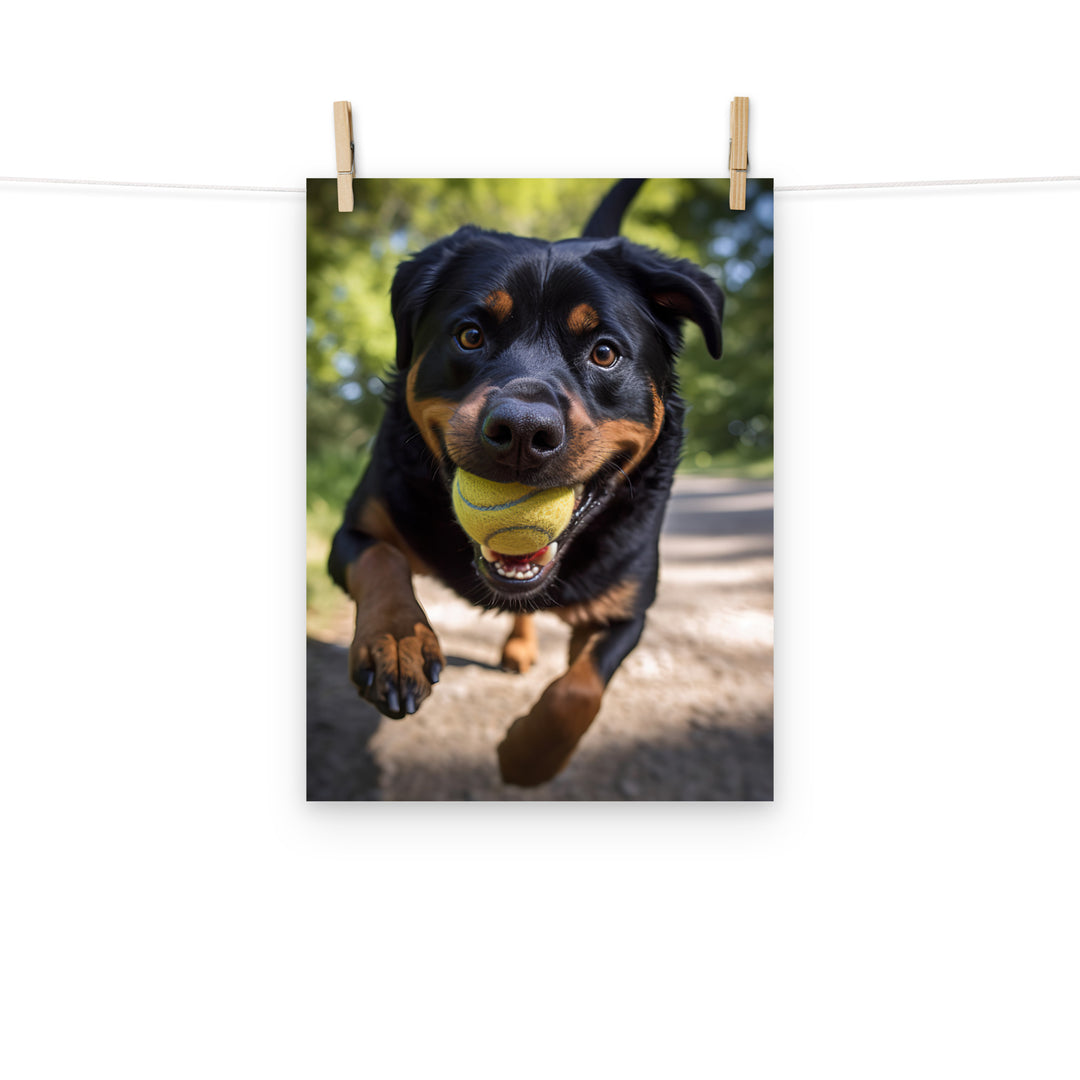 Rottweiler Photo paper poster - PosterfyAI.com