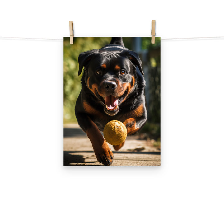 Rottweiler Photo paper poster - PosterfyAI.com