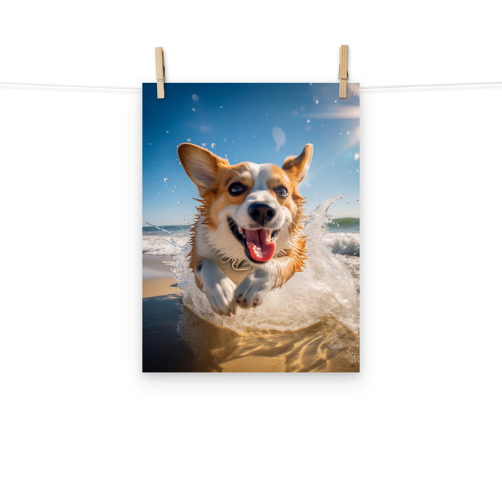 Welsh Corgi Photo paper poster - PosterfyAI.com