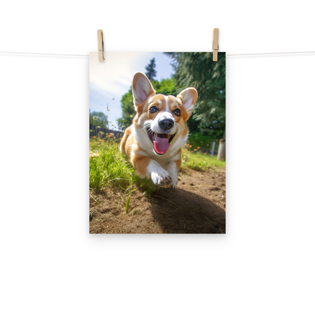 Welsh Corgi Photo paper poster - PosterfyAI.com