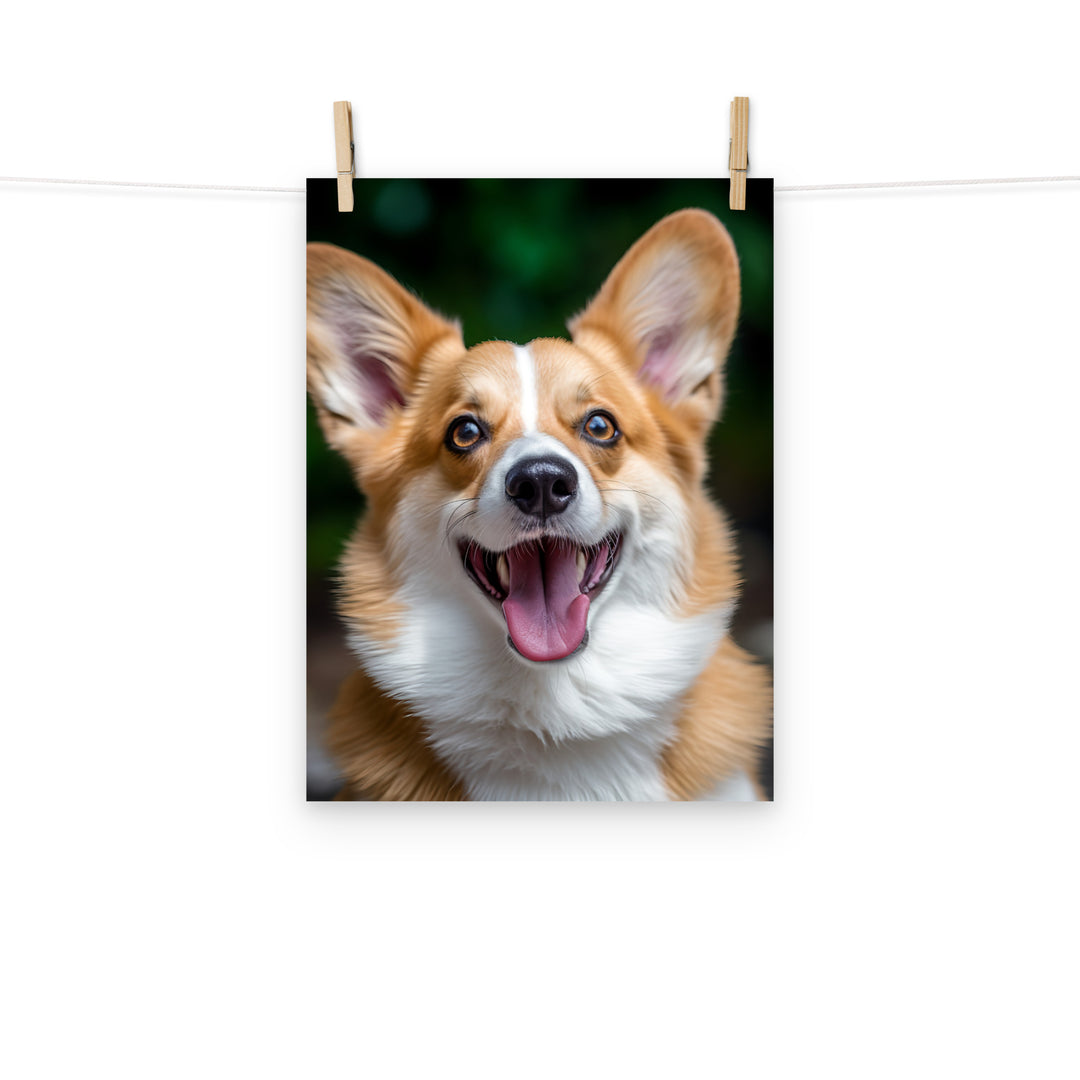 Welsh Corgi Photo paper poster - PosterfyAI.com