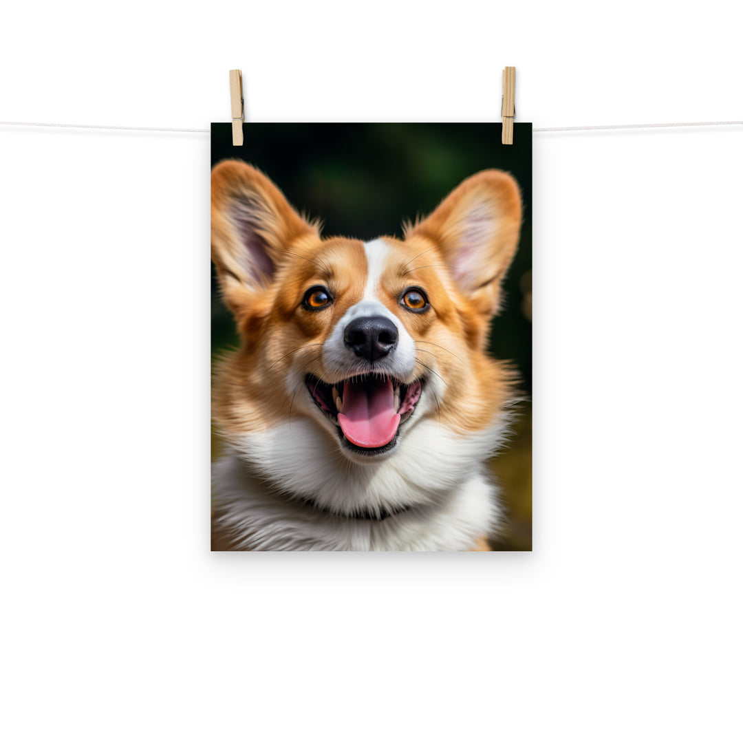 Welsh Corgi Photo paper poster - PosterfyAI.com