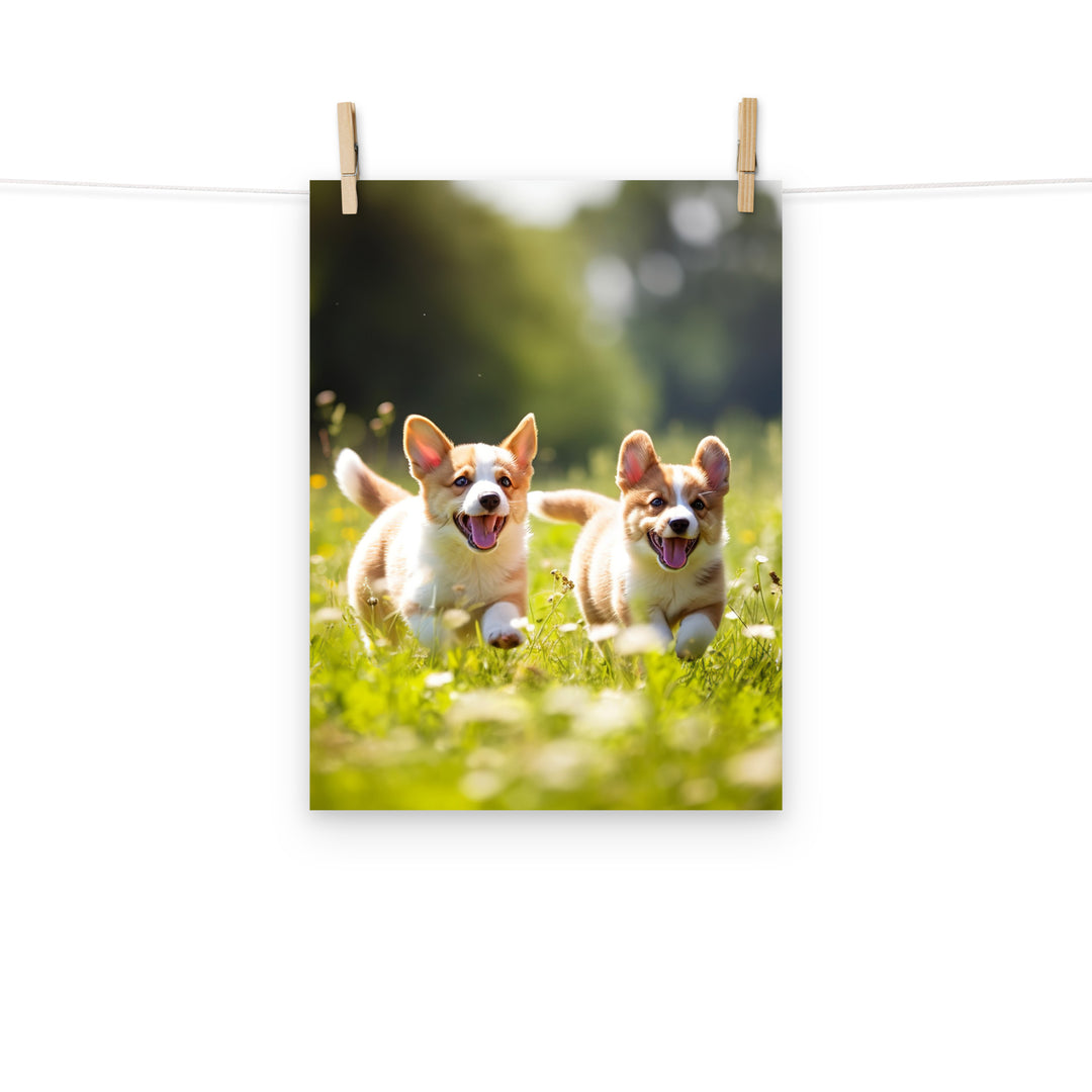 Welsh Corgi Photo paper poster - PosterfyAI.com