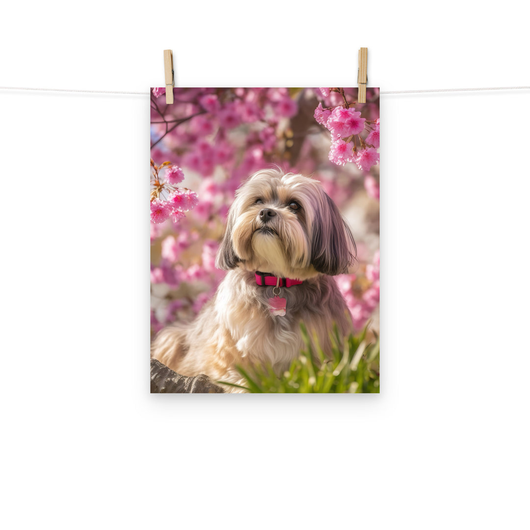 Lhasa Apso Photo paper poster - PosterfyAI.com