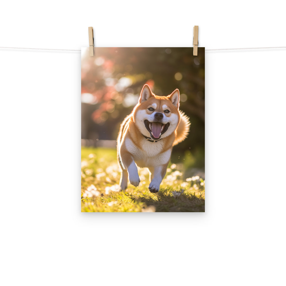 Shiba Inu Photo paper poster - PosterfyAI.com