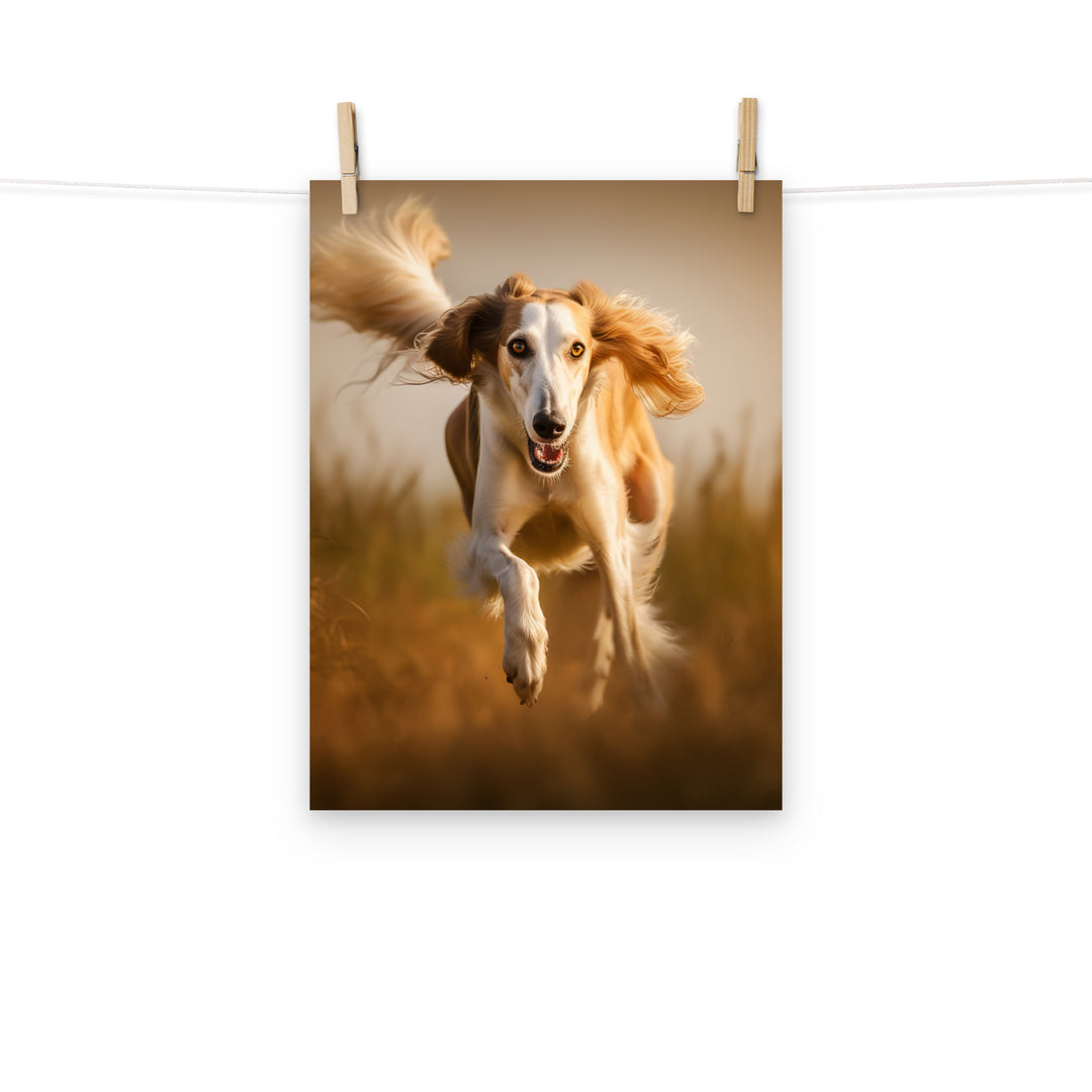 Saluki Photo paper poster - PosterfyAI.com