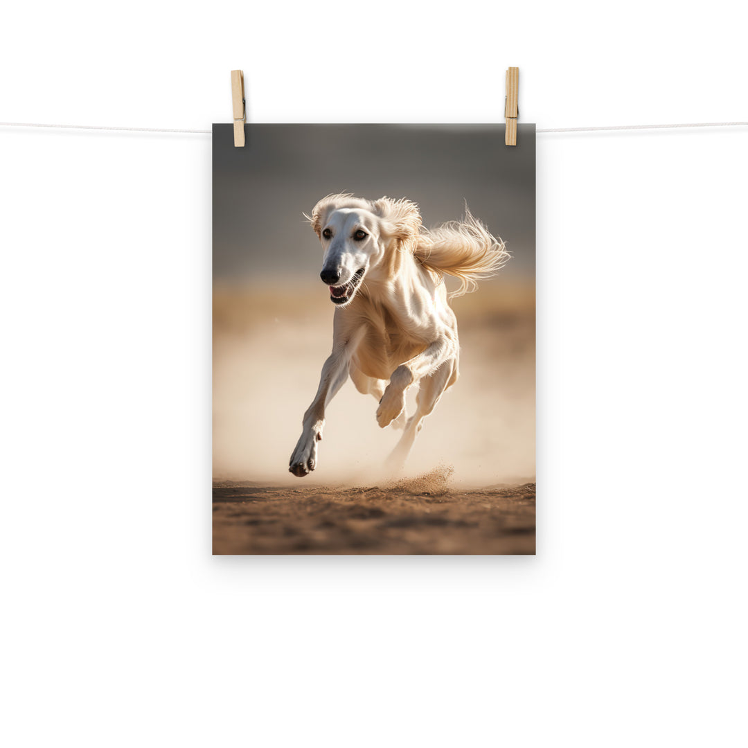 Saluki Photo paper poster - PosterfyAI.com