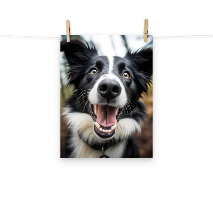 Border Collie Photo paper poster - PosterfyAI.com