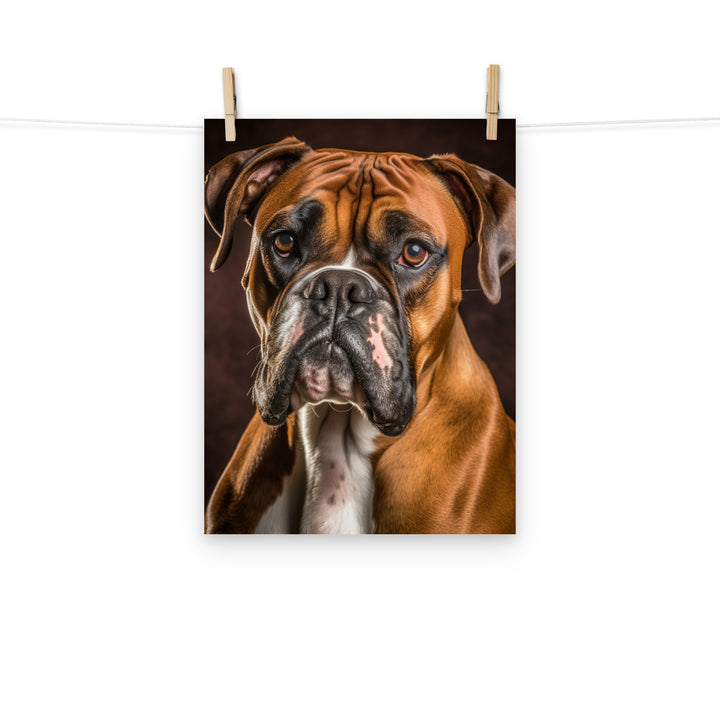 Boxer Photo paper poster - PosterfyAI.com