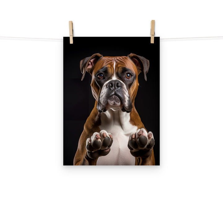 Boxer Photo paper poster - PosterfyAI.com