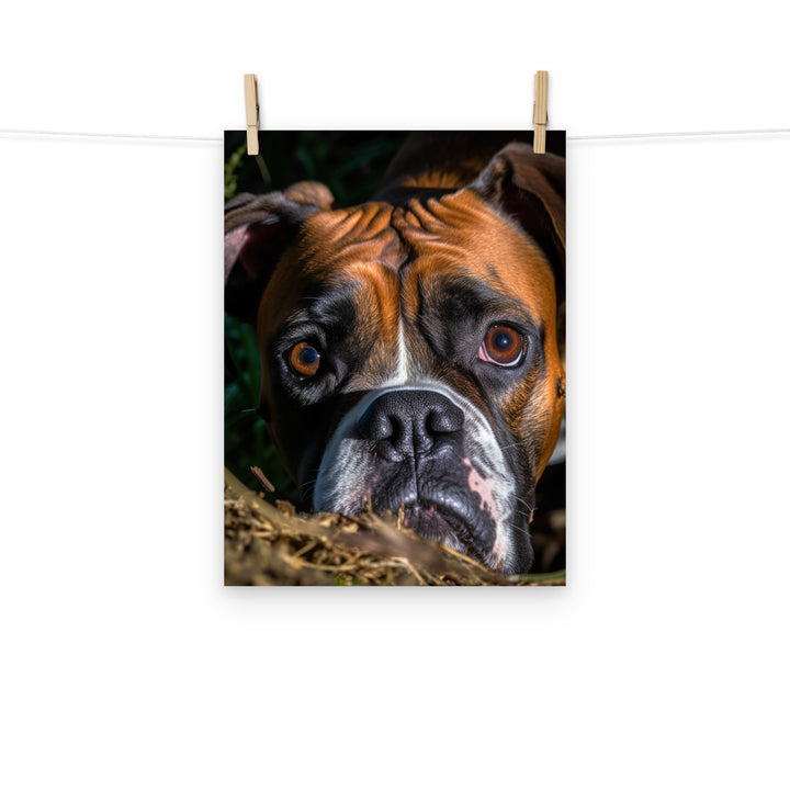 Boxer Photo paper poster - PosterfyAI.com