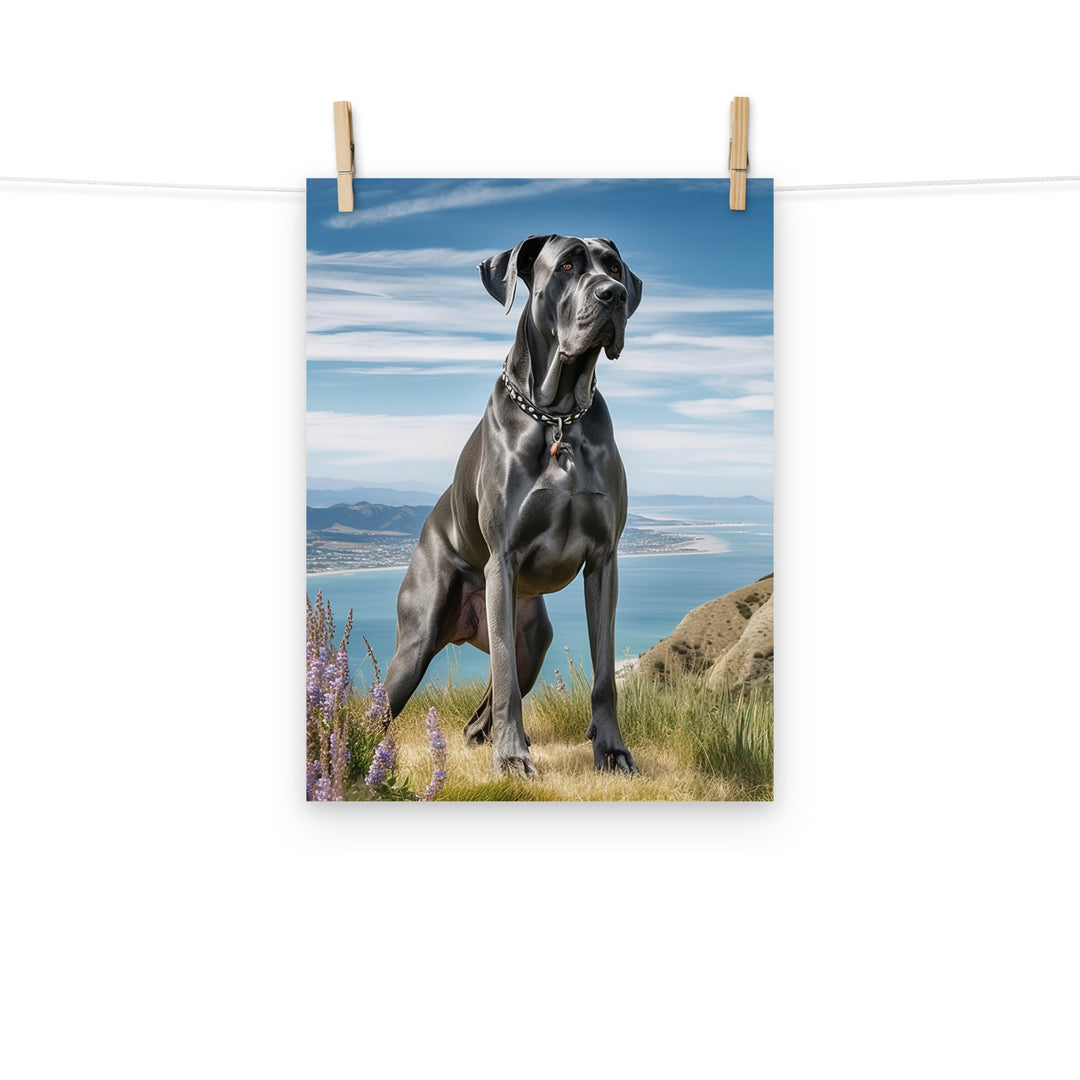 Great Dane Photo paper poster - PosterfyAI.com