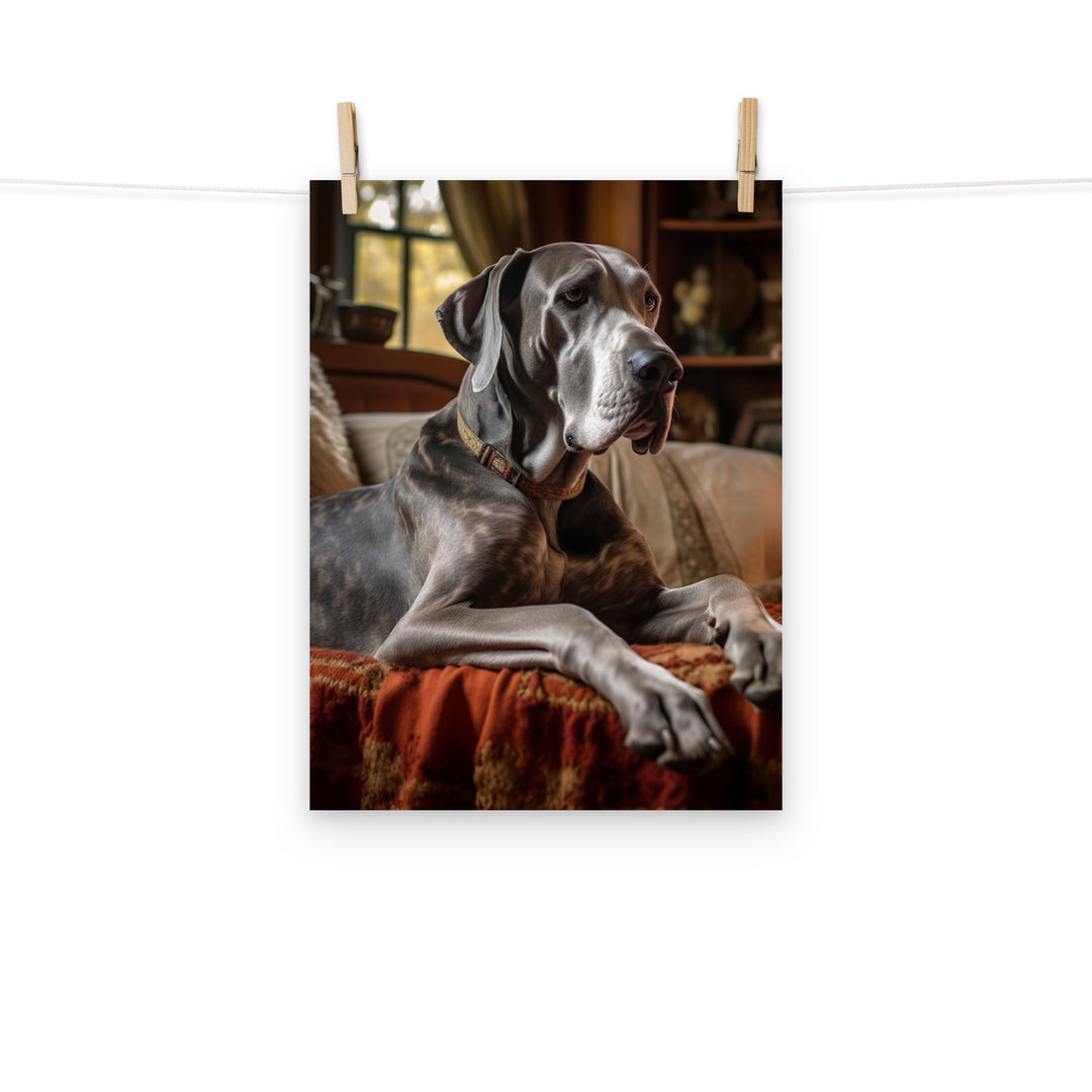 Great Dane Photo paper poster - PosterfyAI.com