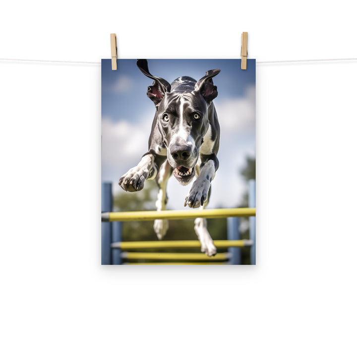 Great Dane Photo paper poster - PosterfyAI.com