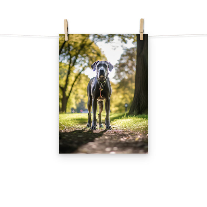 Great Dane Photo paper poster - PosterfyAI.com