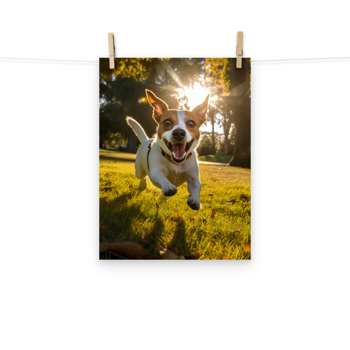 Jack Russell Terrier Photo paper poster - PosterfyAI.com