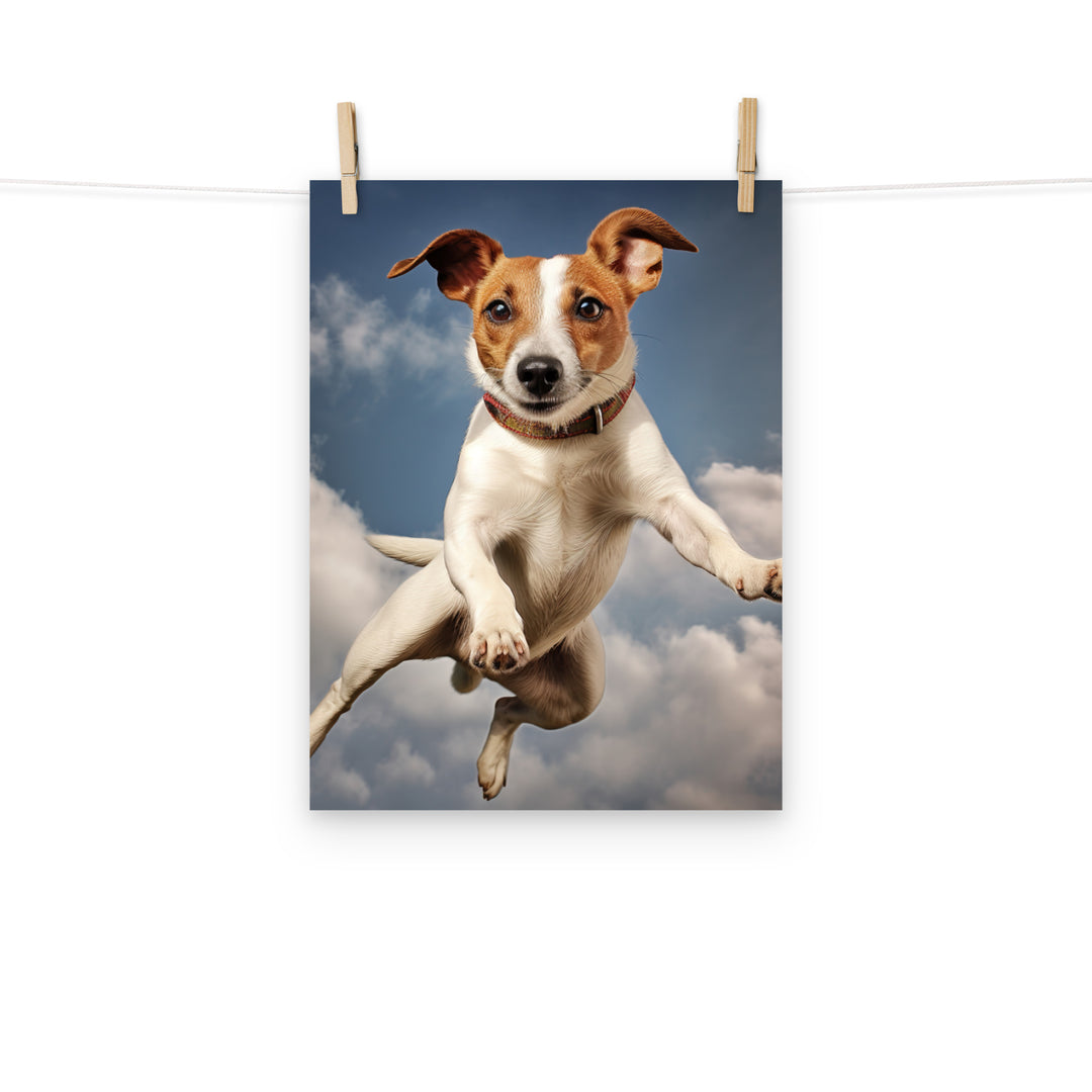 Jack Russell Terrier Photo paper poster - PosterfyAI.com