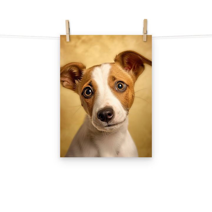 Jack Russell Terrier Photo paper poster - PosterfyAI.com