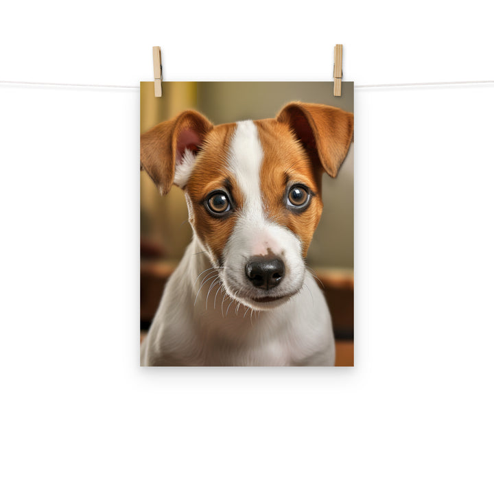 Jack Russell Terrier Photo paper poster - PosterfyAI.com