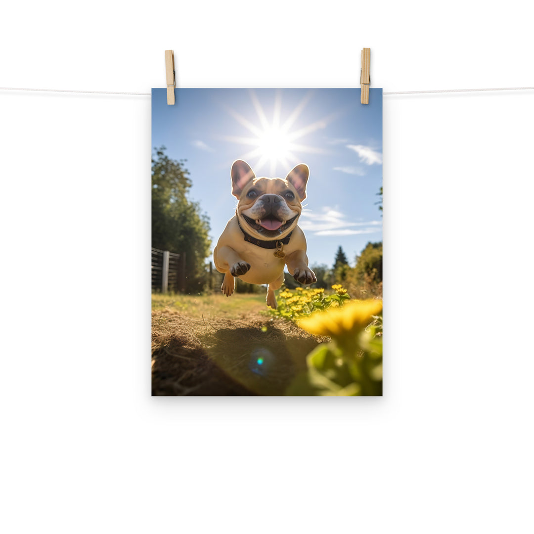 French Bulldog Photo paper poster - PosterfyAI.com