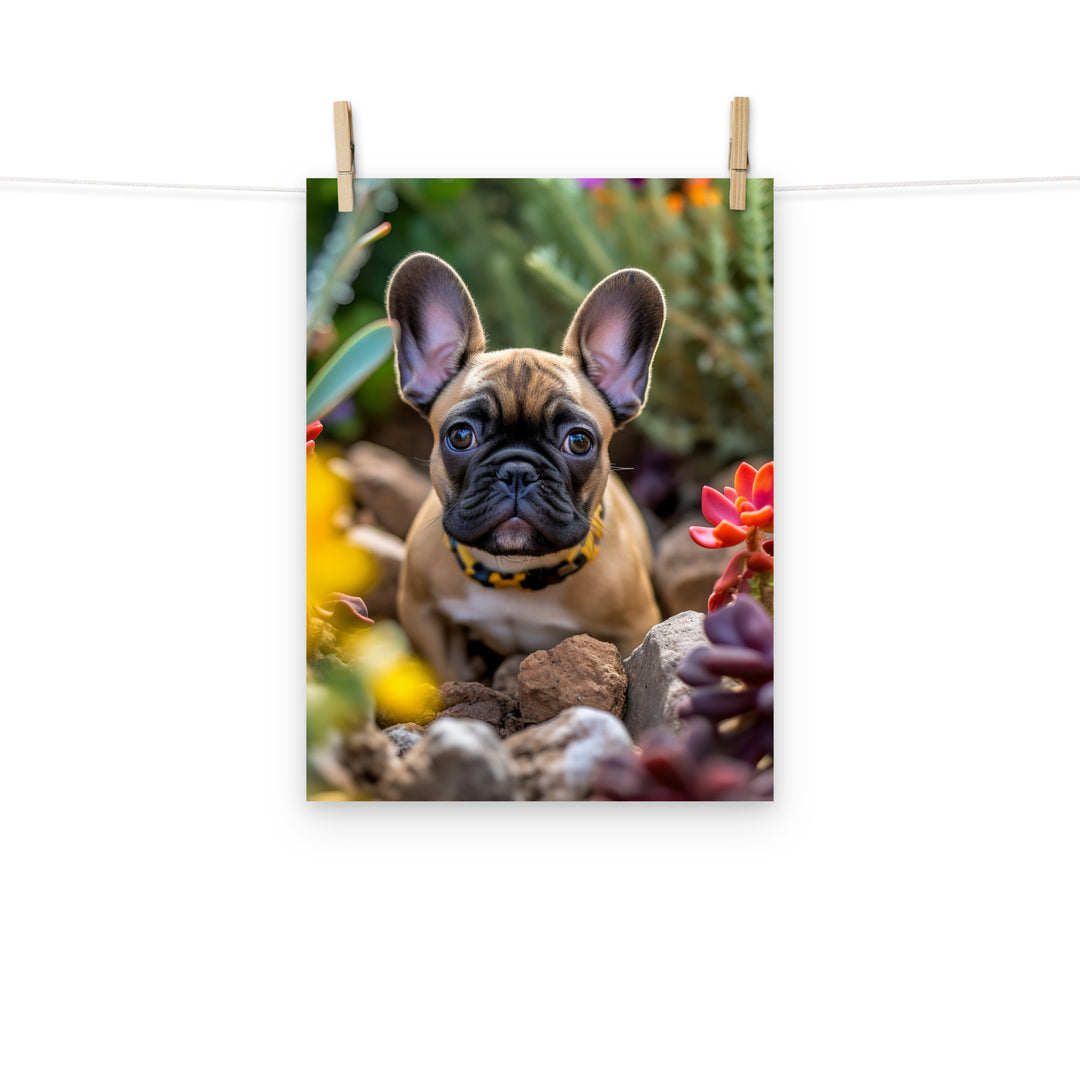 French Bulldog Photo paper poster - PosterfyAI.com