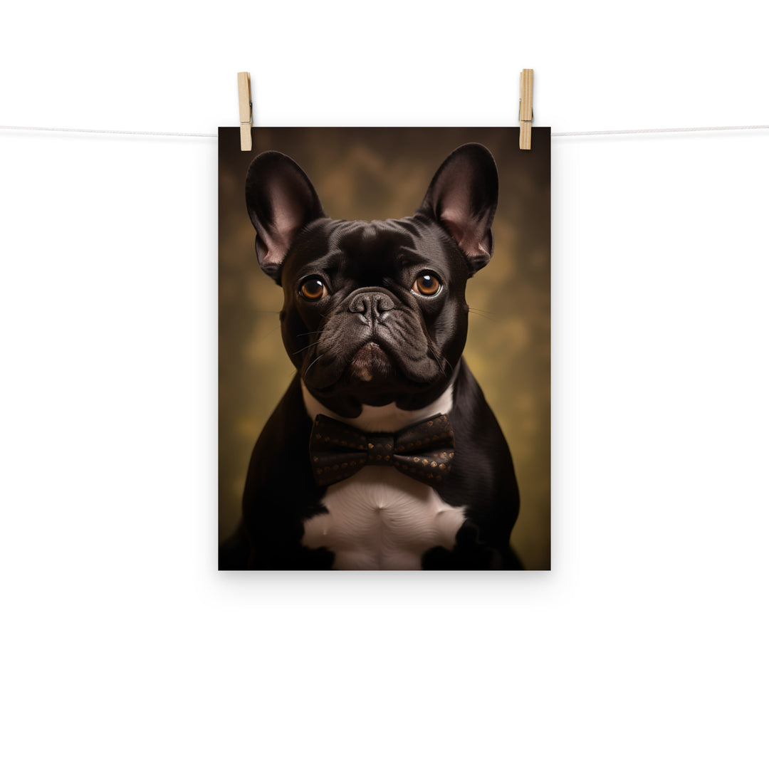 French Bulldog Photo paper poster - PosterfyAI.com