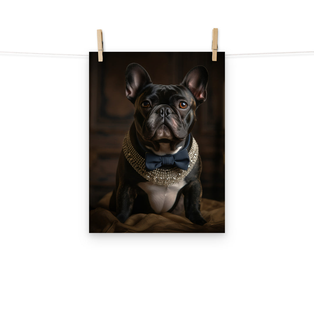 French Bulldog Photo paper poster - PosterfyAI.com