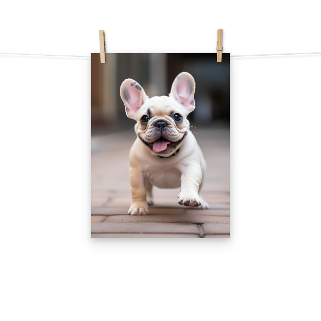 French Bulldog Photo paper poster - PosterfyAI.com