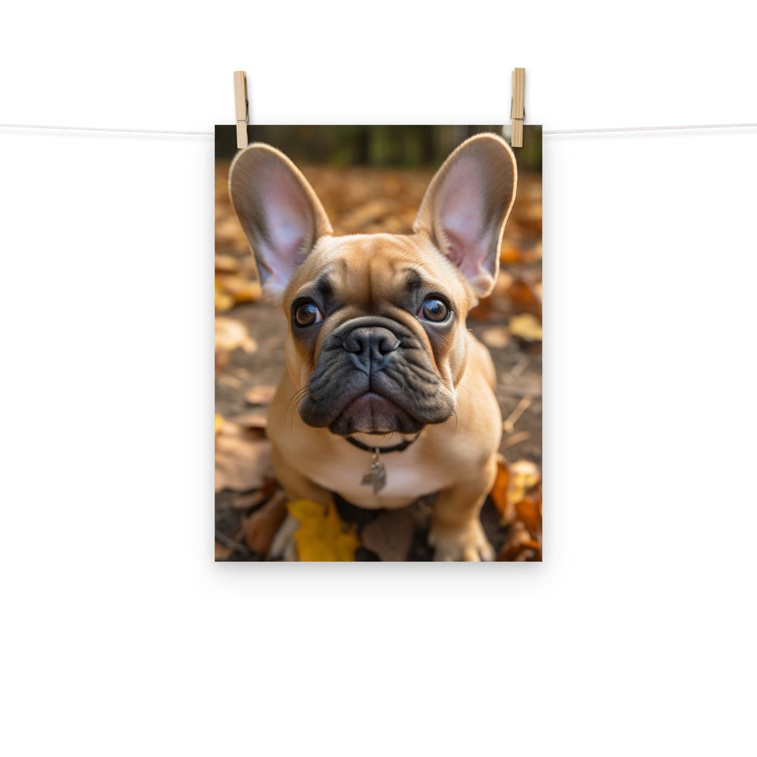 French Bulldog Photo paper poster - PosterfyAI.com