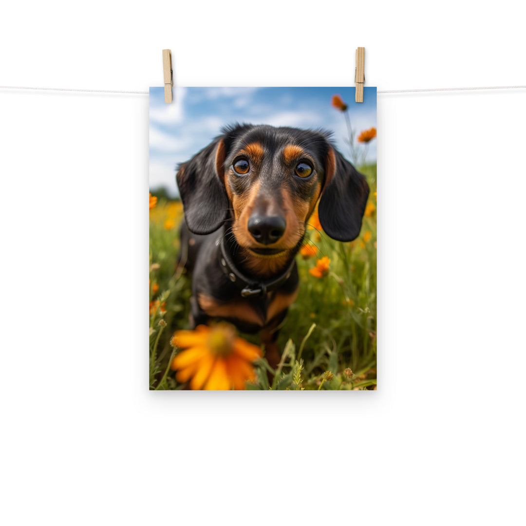 Dachshund Photo paper poster - PosterfyAI.com