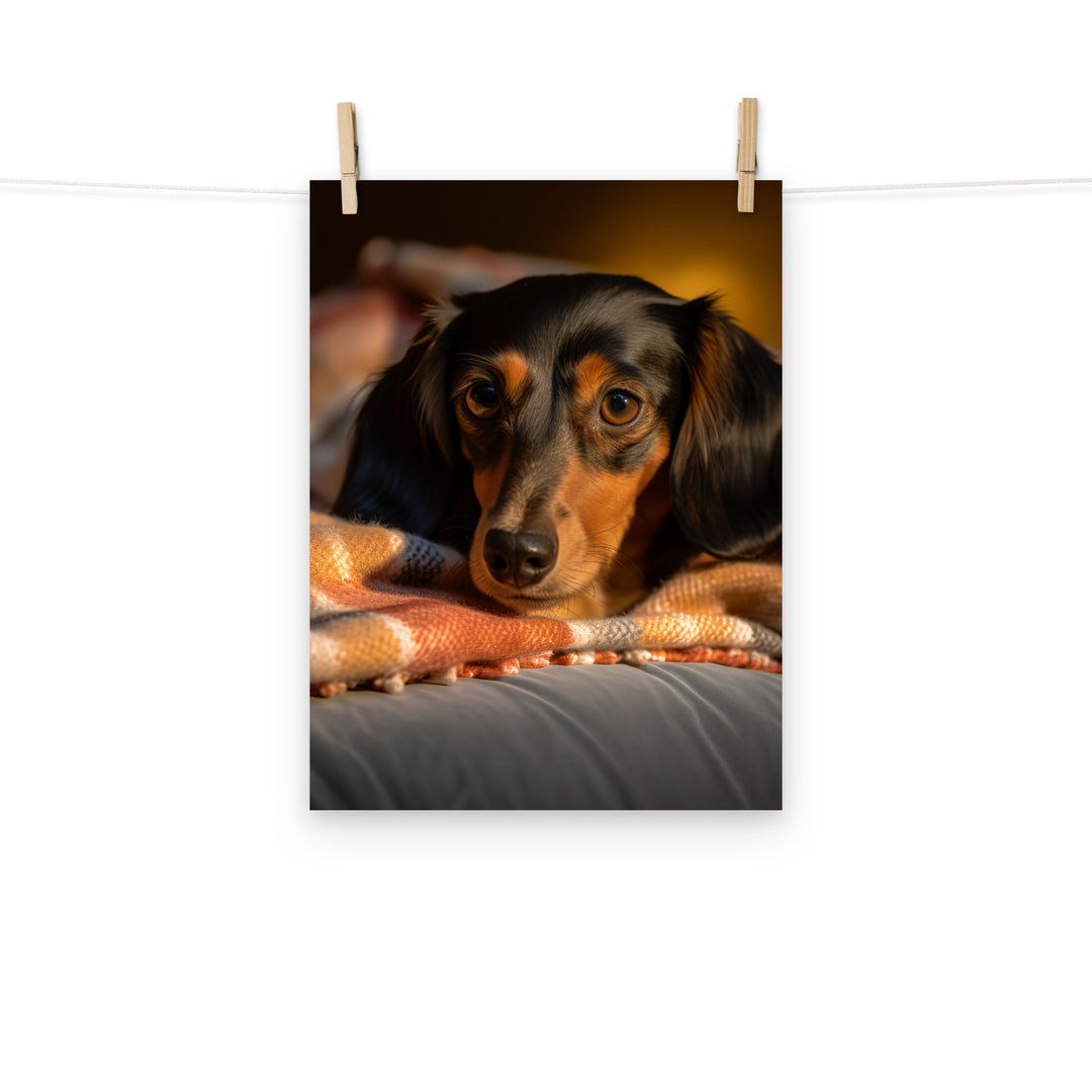 Dachshund Photo paper poster - PosterfyAI.com