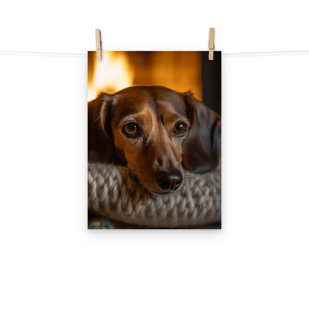 Dachshund Photo paper poster - PosterfyAI.com