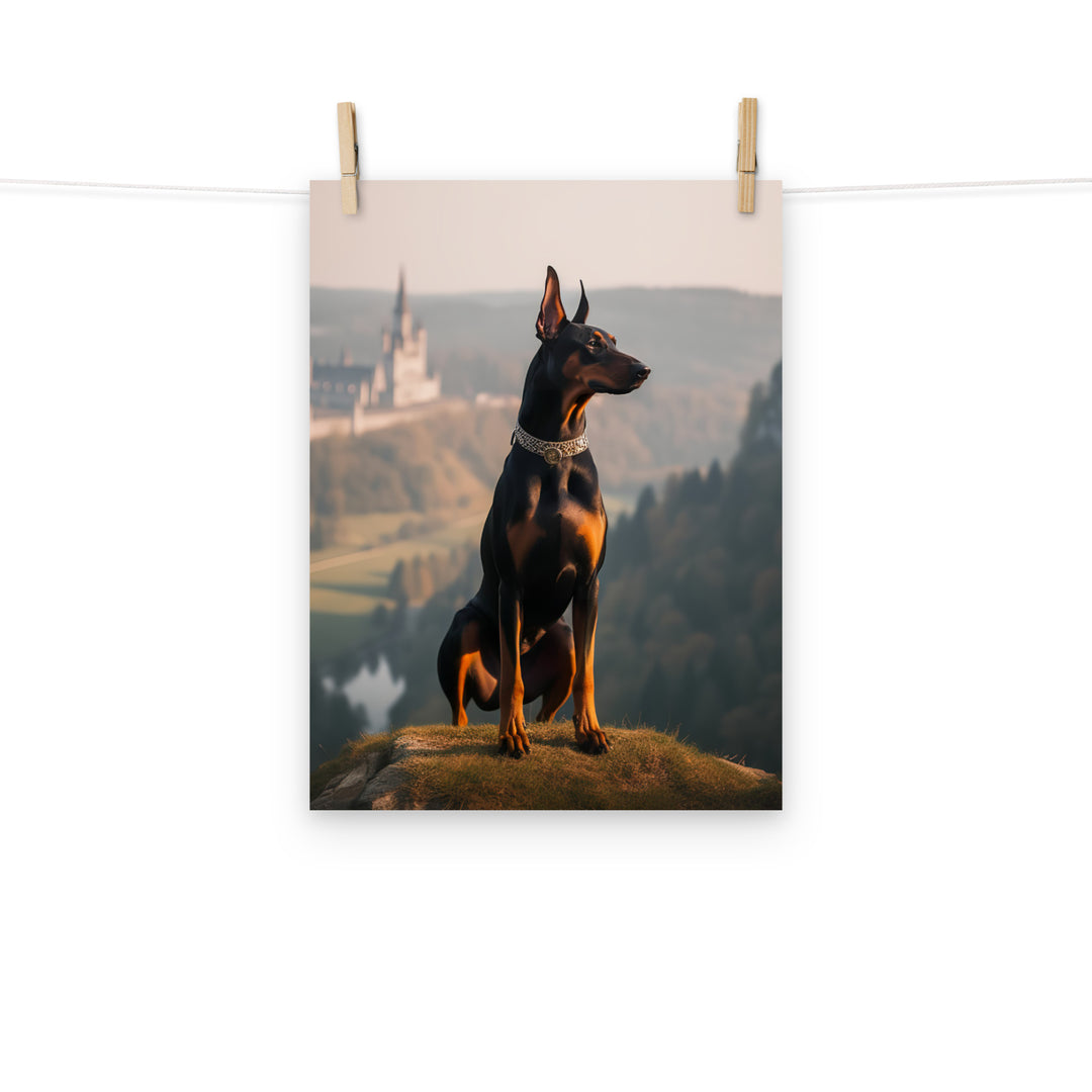 Doberman Photo paper poster - PosterfyAI.com