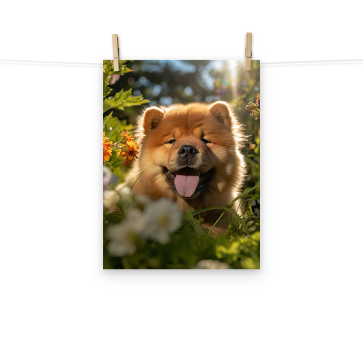 Chow Chow Photo paper poster - PosterfyAI.com