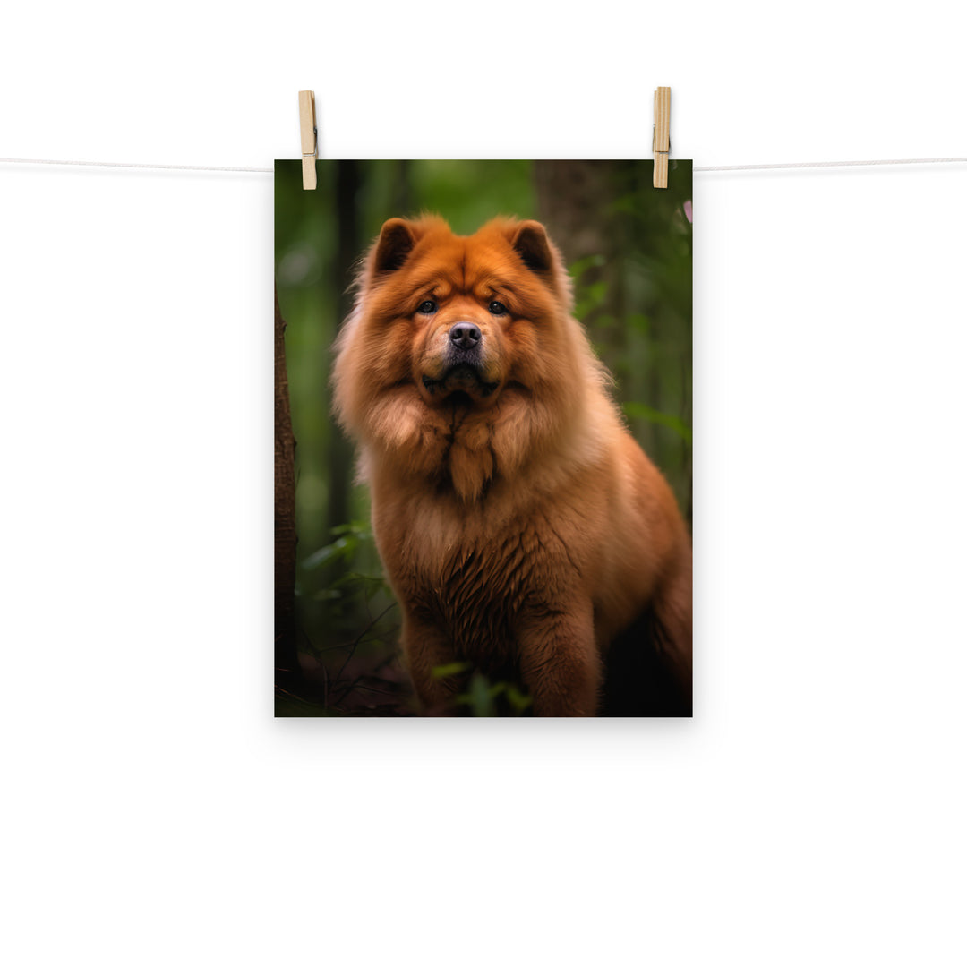 Chow Chow Photo paper poster - PosterfyAI.com