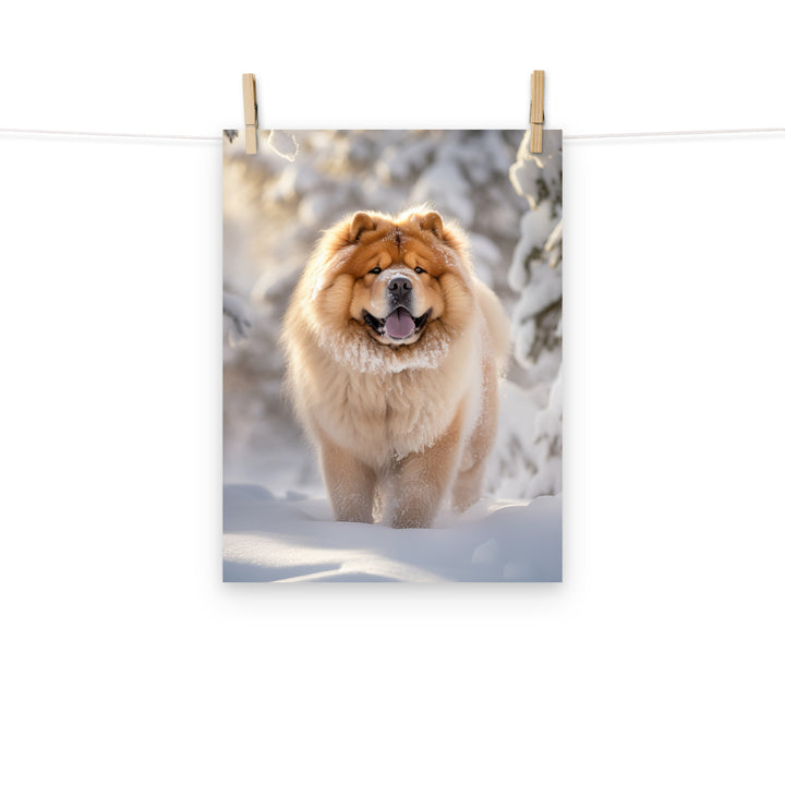 Chow Chow Photo paper poster - PosterfyAI.com