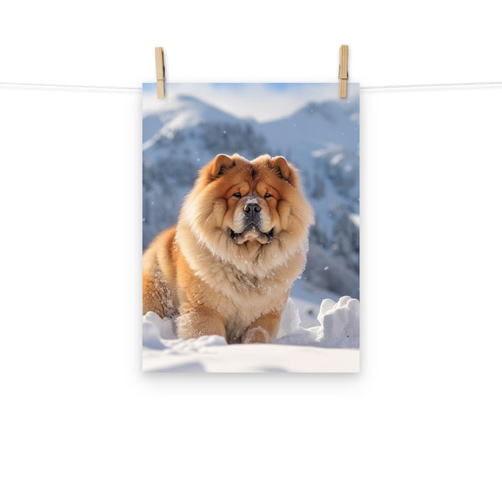 Chow Chow Photo paper poster - PosterfyAI.com