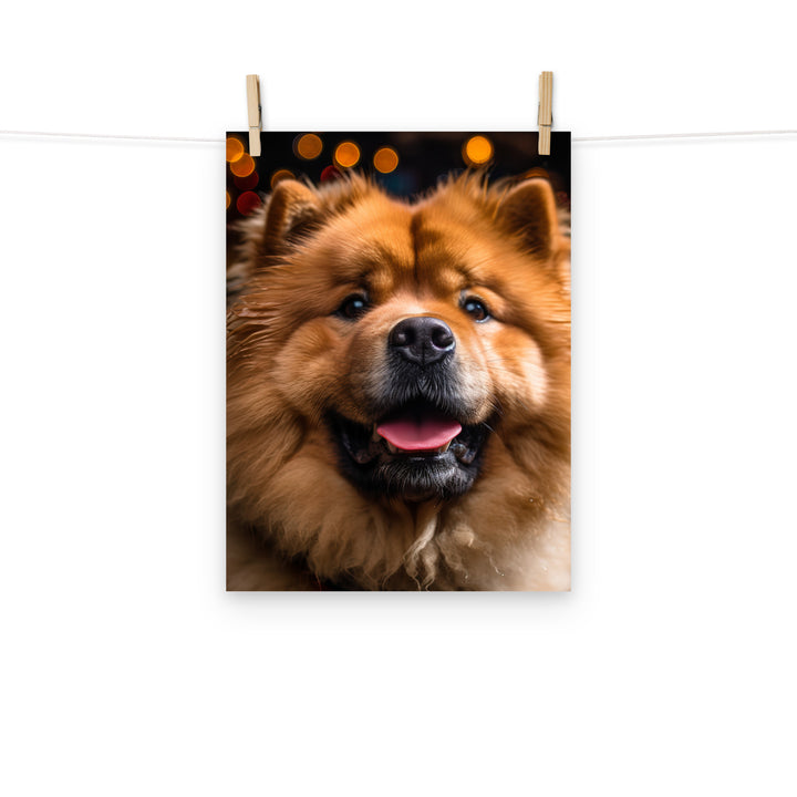 Chow Chow Photo paper poster - PosterfyAI.com
