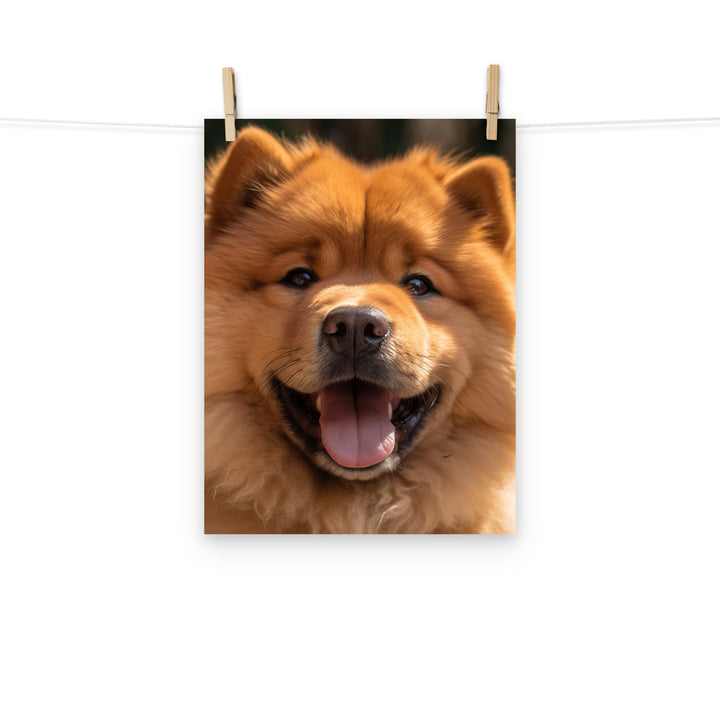 Chow Chow Photo paper poster - PosterfyAI.com