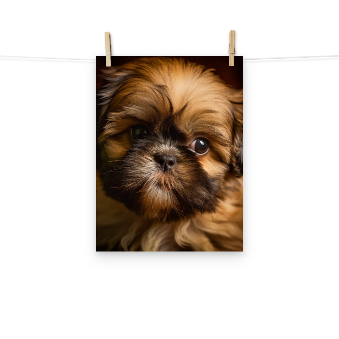 Shih Tzu Photo paper poster - PosterfyAI.com