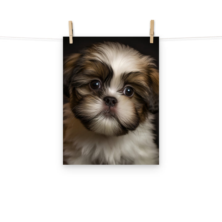 Shih Tzu Photo paper poster - PosterfyAI.com